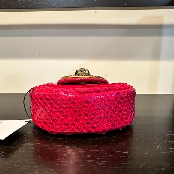Kurt Geiger Micro Chelsea Hobo Bag Fuchsia - Picture 9 of 11